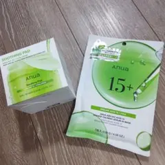 未開封 アヌア Soothing Pad 90枚 &アゼライン酸15+ パック