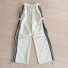 韓国　ライン入り　スウェットパンツ　S