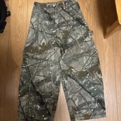 迷彩柄 カーゴパンツ コットン混紡