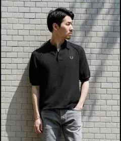 FRED PERRY EX イージーケア リネンライクニットポロシャツのサムネイル
