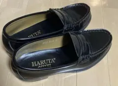 美品　HARUTA 黒 ローファー　23cm ハルタ