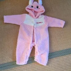 うさちゃんモコモコロンパース