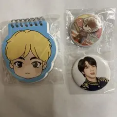 BTS ジン メモ帳＋缶バッジまとめ売り
