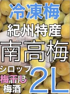 0218❄️クール便「冷凍完熟南高梅」2L2kg 梅酒　シロップ(梅干しOK)のサムネイル
