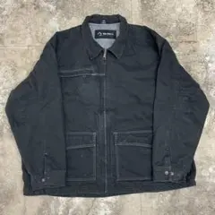 古着 00s DRI-DUCK ダックジャケット カバーオール ブラック 3XL