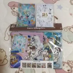 東京ディズニーシー20周年 Time to Shine 巾着5枚&ポストカード