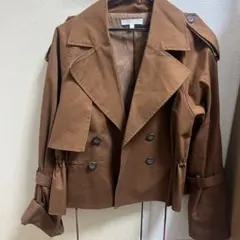 rienda ブラウン トレンチコート FREE
