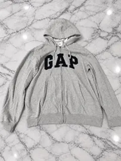 GAP ジップパーカー　グレー
