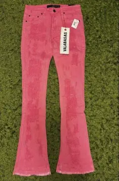 VALABASAS バラバサス ピンクスキニーフレアデニム 30 新品 - メルカリ