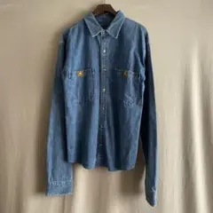 P00446 Hunt Clubデニムシャツ 長袖シャツ　M