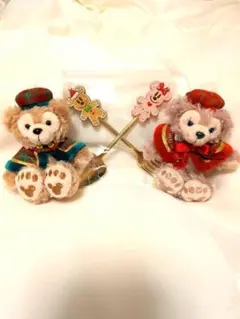 ✨️ディズニー✨️ダッフィー & シェリーメイストラップ＆カトラリーセット