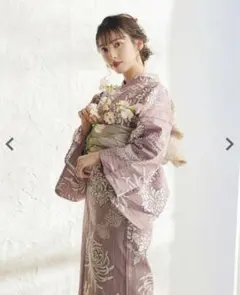 翌日発送可】Dita 浴衣 桜花色の浮世花 浴衣・帯セット - メルカリ