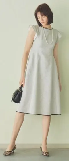 最終値下げ！【新品未使用】セルフォード バリエーションプリントワンピース ドット