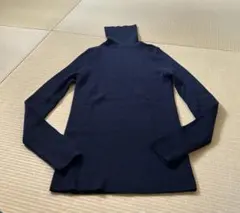 UNIQLO ユニクロ タートルネック ニット ネイビー M