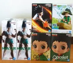 ハンターハンター　ゴン　フィギュア　バイブレーション　フィグライフ　6点セット