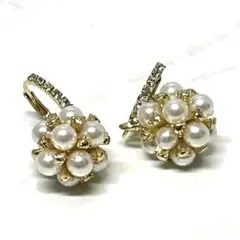 パールフラワーピアス