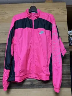 Nike atmos別注ナイロンジャケット M ピンク/ブラック
