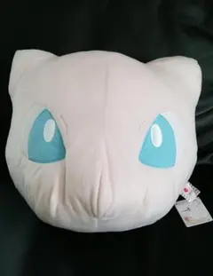 値下げ中↓ポケモン*新品*ミュウ*でっかい顔型ぬいぐるみ*ポケットモンスター