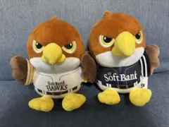 福岡ソフトバンクホークス ぬいぐるみ 2体セットダイエーバージョン 福岡ソフトバンクホークス ぬいぐるみ 2体セットダイエーホークス