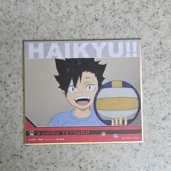 ハイキュー!! 一番くじ　ゴミ捨て場の決戦2　色紙　黒尾鉄郎　幼少期　色紙