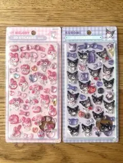 ボンボンドロップシール　サンリオ（3Dステッカー）