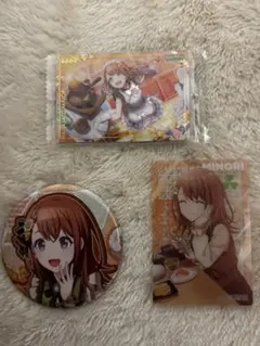 プロセカ 花里みのり 3点セット スシローコラボ 缶バッジ ウエハースカード