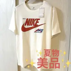 ✨夏着にオススメ✨美品NIKE オレンジロゴ白Tシャツ✨XXLのサムネイル