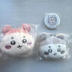 ちいかわ ぬいぐるみ 古本屋 カニちゃん ベビー 缶バッジ ミラー 寝そべり