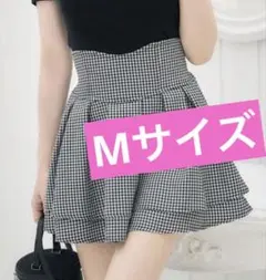ミシェルマカロン 美脚になれるスカート♥ギンガムチェック(インナーパン付)m