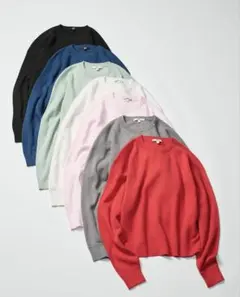 UNIQLO ブラック クルーネック セーター M