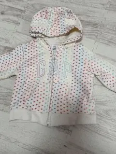 ハート柄 GAP ベビー パーカー 3-6ヶ月