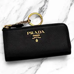 美品 プラダ サフィアーノ コインケース 財布 小銭入れ キーケース コンパクト