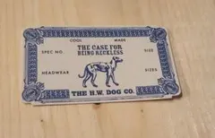 THE H.W. DOG & CO 紙タグ - メルカリ