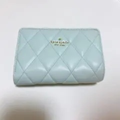 kate spade 二つ折り財布 ミントグリーン