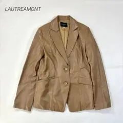 【ロートレアモン】2 ラムレザー　ジャケット　ブラウン