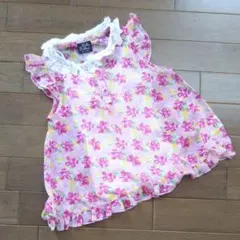 ドーリーリボン ノースリーブカットソー シースルー