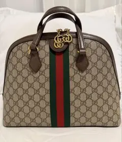 《Gucci》オフディアGGスプリーム　ベルト付きハンドバッグ
