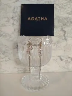 AGATHA PARIS チェーン フック ビジュー ピアス