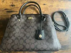 Coach ブラウン トートバッグ 2way極美品