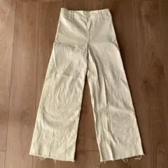 ZARA キッズ　フレアパンツ　ベージュ　152㎝