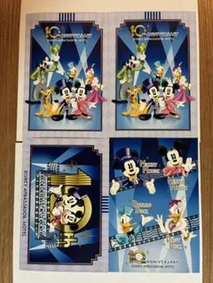 ディズニーアンバサダーホテル 10周年記念 ポストカード 4枚セット