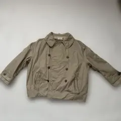 LEPSIM ベージュ ダブルブレスト トレンチコート