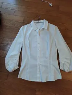 Theory luxe セオリーリュクス 白ブラウス 七分袖 42