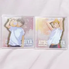 ハイキュー展 アートコースター 宮侑 宮治 - メルカリ