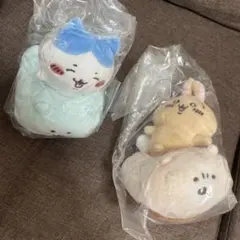 ちいかわ ドライブだよ！ブーイぬいぐるみ うさぎ ハチワレ 2点セット