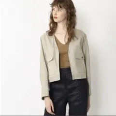 新品　定価3.7万　DES PRES 36 ベージュ ジャケット　リネン