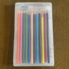 色鉛筆 12色セット 鉛筆削り付き