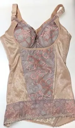 花柄レース ボディスーツ L-70