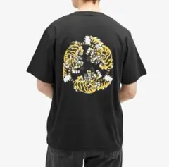 Kenzo Paris ブラック Tシャツ 虎デザイン