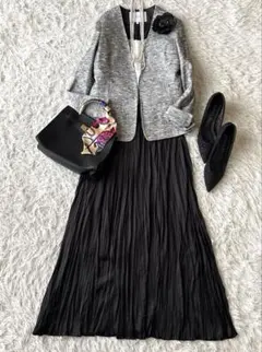 グリーンレーベル ツイードジャケット セットアップ M 卒業式 セレモニー